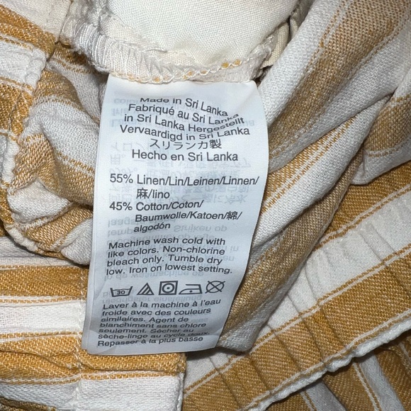 Madewell Linen Blend Pants | Size Small - Picture 8 of 8